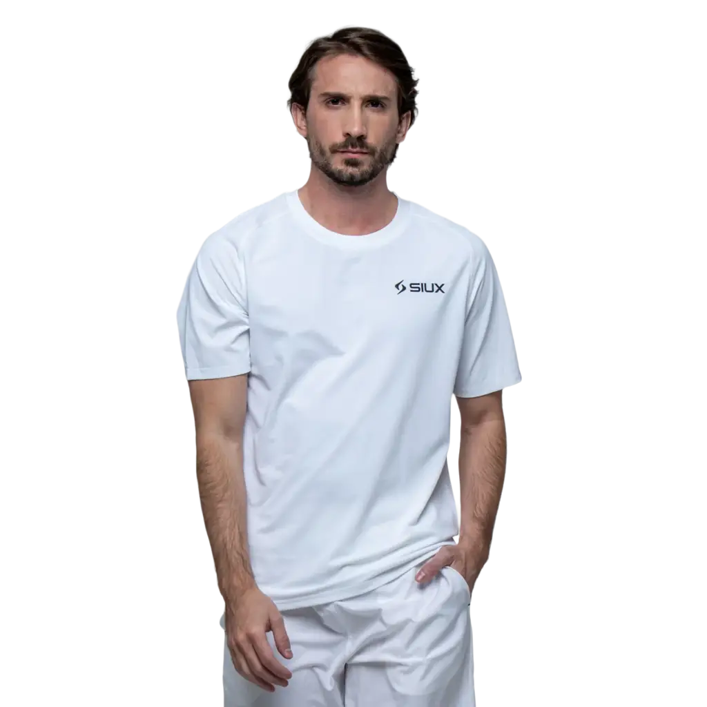 Camiseta Siux Match Blanca 2026