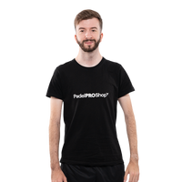 T-shirt en coton PadelPROShop Noir