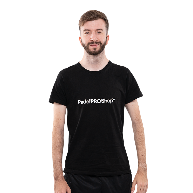 Camiseta algodón PadelPROShop Negra