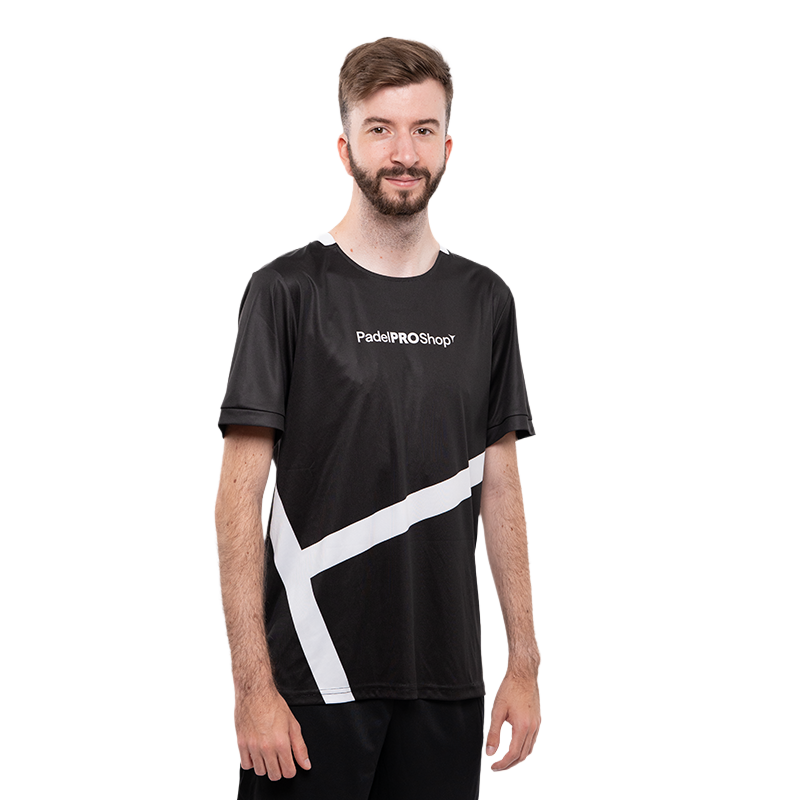Camiseta PadelPROShop Pista Negra
