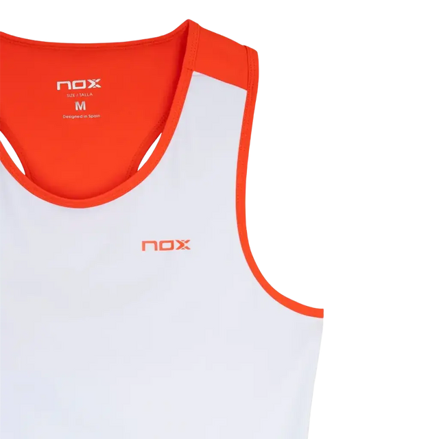 Maglietta Bretelle Team Nox Donna Bianco/Red 2026