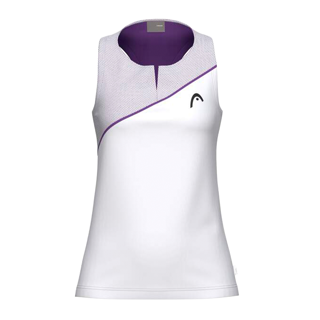 Camiseta de tirantes Head mujer Spirit Blanco/Morado 2026