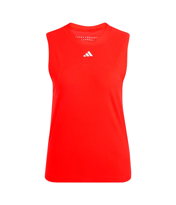 Camiseta sin mangas Adidas Match Pro Mujer Rojo 2025
