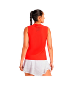 Camiseta sin mangas Adidas Match Pro Mujer Rojo 2025