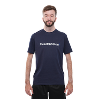 T-shirt en coton PadelPROShop Bleu Marin