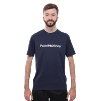 Baumwoll-T-Shirt PadelPROShop Blau Marine
