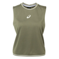 Camiseta de Tirantes Asics Game Dark Olive Mujer 2026