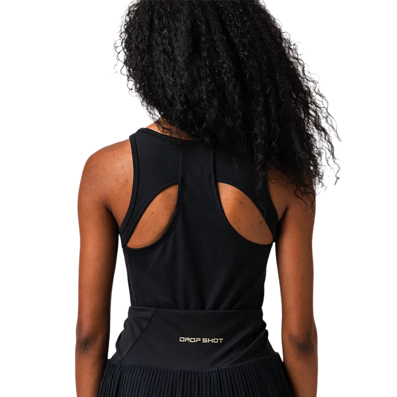 Maglietta Senza spalline Drop Shot Nero Noor