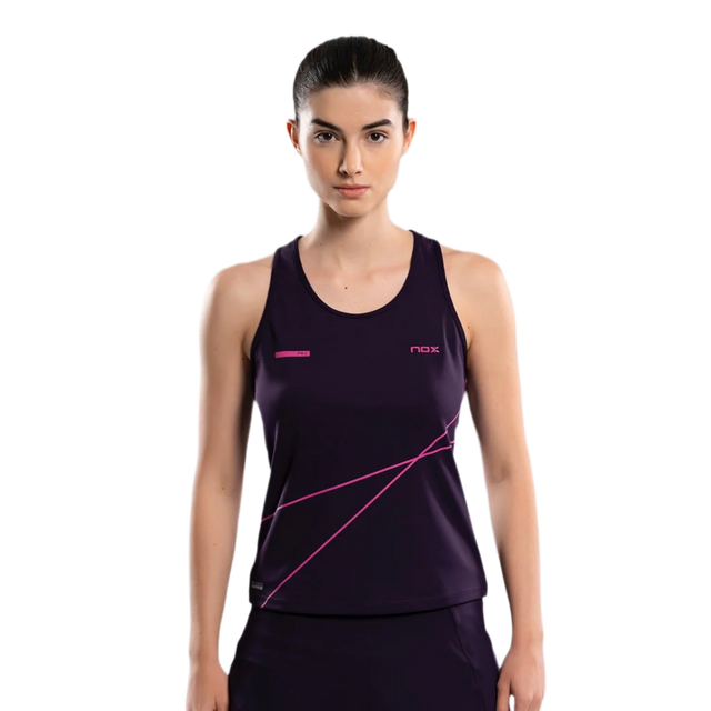 Camiseta de Tirantes NOX Pro Woman Blackberry