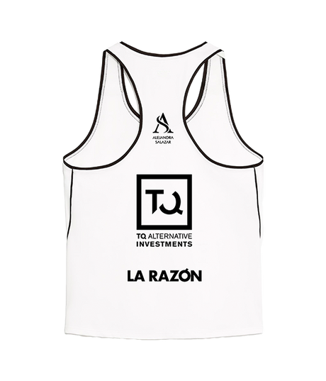 Camiseta Oysho Alejandra Salazar Blanca 2025