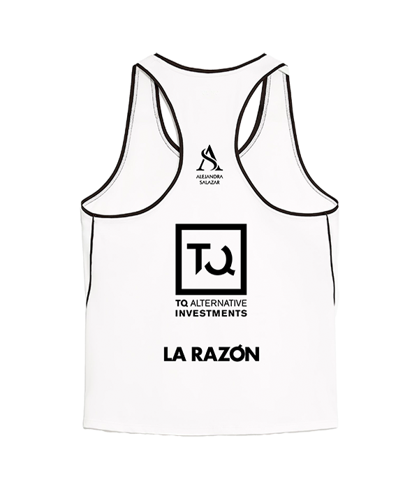 Camiseta Oysho Alejandra Salazar Blanca 2025