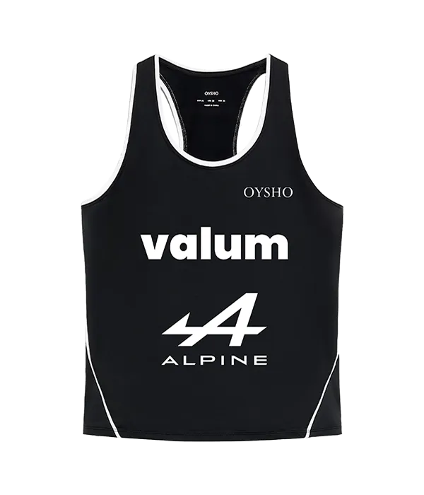 Camiseta Oysho Alejandra Salazar Negra 2025