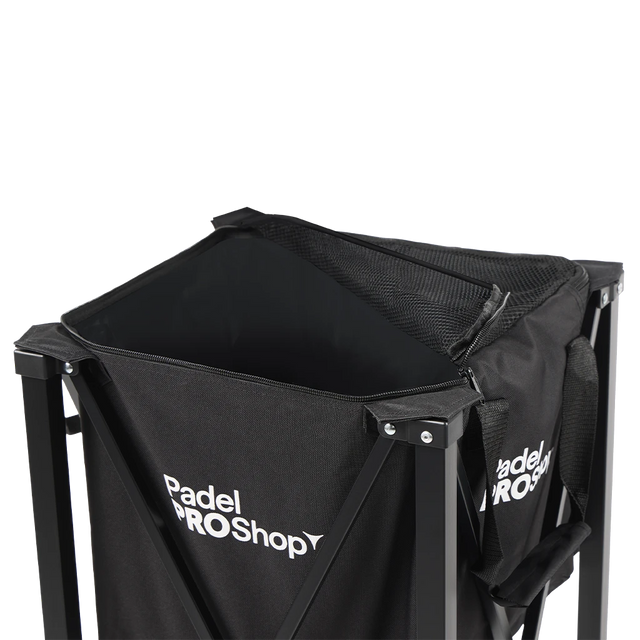 Cesta de bolas PadelPROShop Tecido Preto 2026
