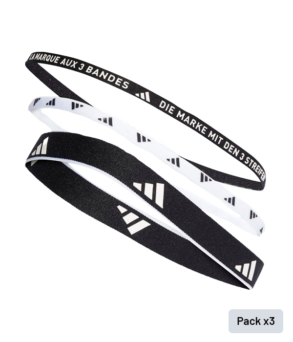 Adidas Stirnbänder Schwarz/Weiß