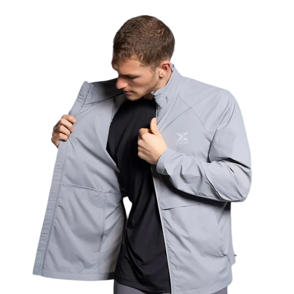 Coupe-vent Nox lumière Homme Gris 2026
