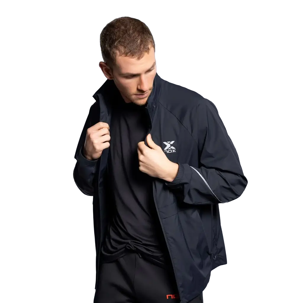 Coupe-vent Nox lumière Homme Noir 2026