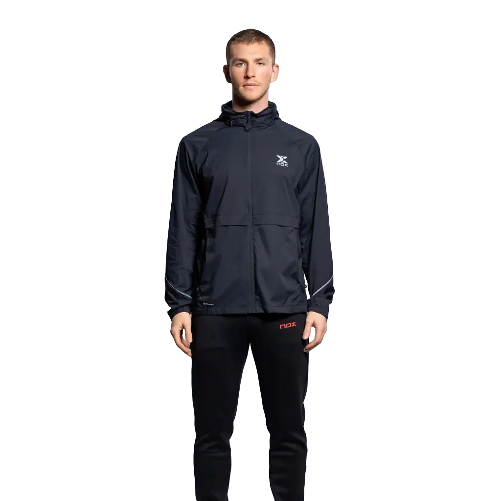Coupe-vent Nox lumière Homme Noir 2026
