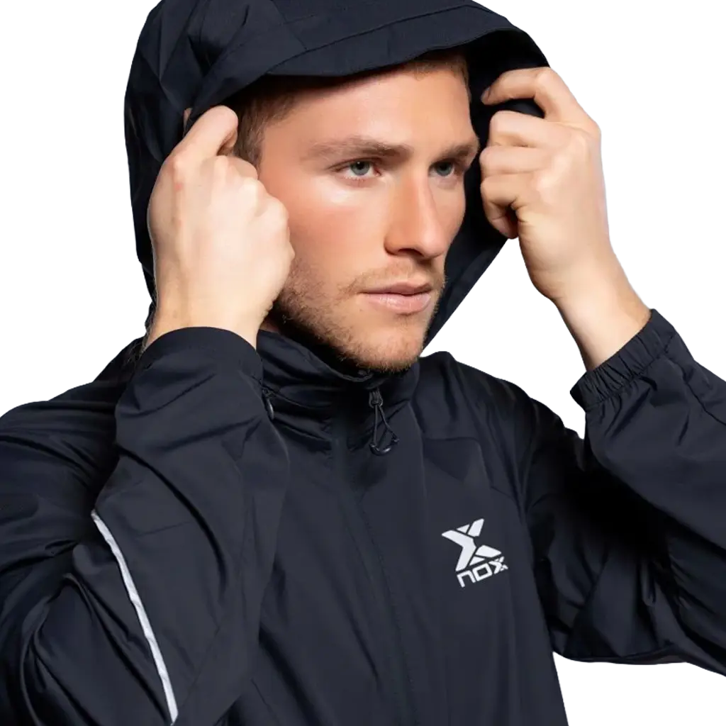 Coupe-vent Nox lumière Homme Noir 2026