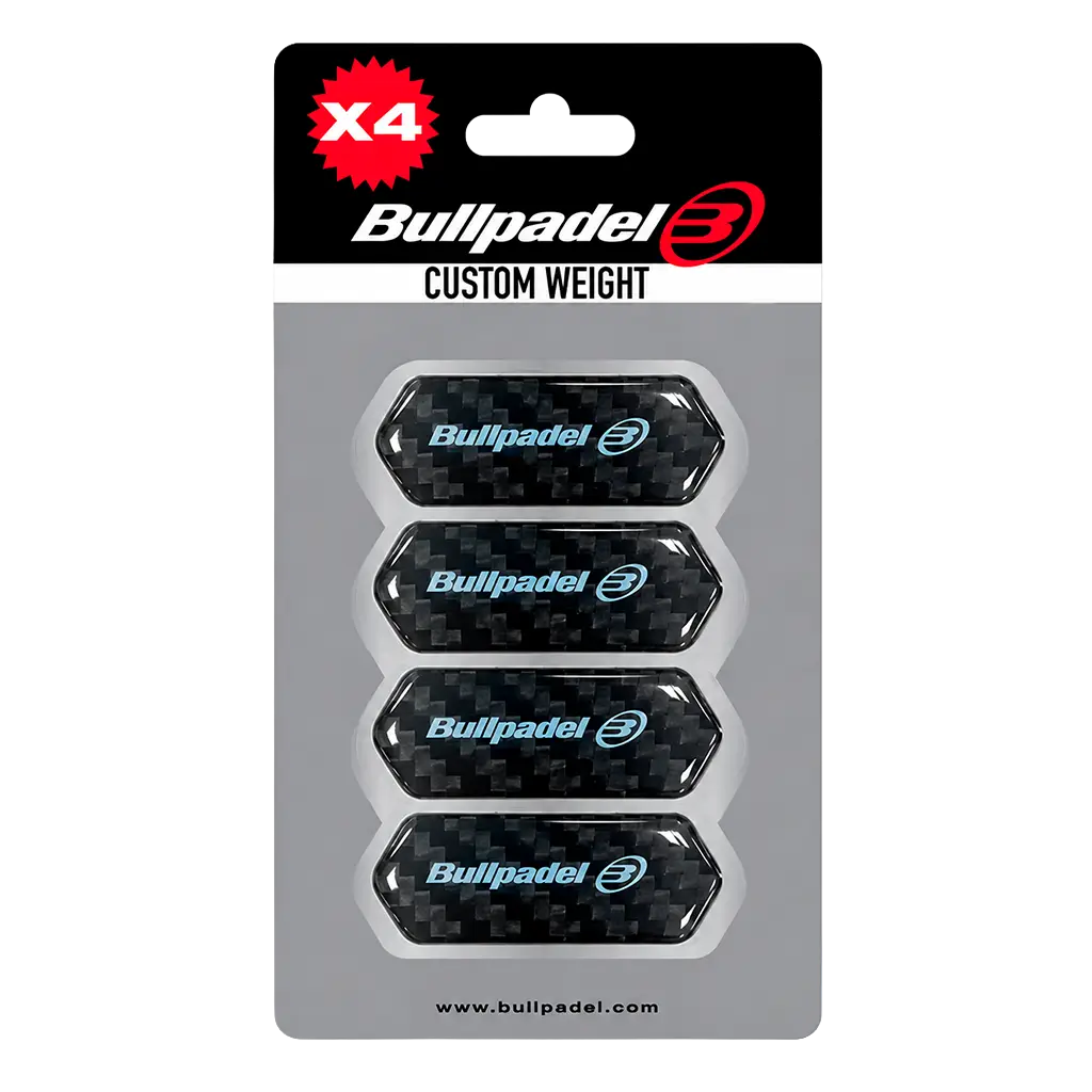 Custom Weight Bullpadel Negro (Pack x4)