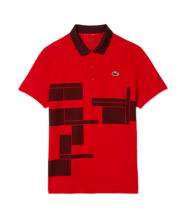 Polo lacoste djokovic bordeaux