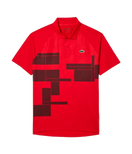 Polo Lacoste Djokovic Rojo/Negro 2025