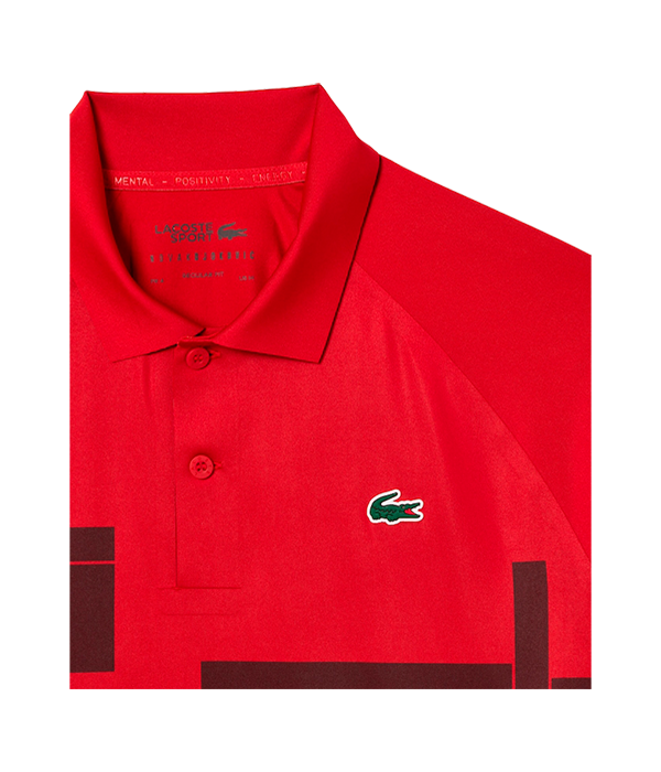 Lacoste Djokovic Polo Red/Black 2025