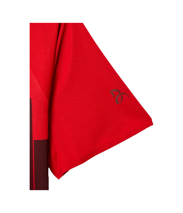 Polo Lacoste Djokovic Rojo/Negro 2025