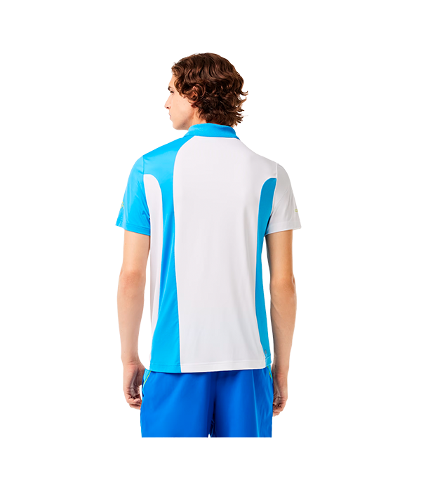 Polo Lacoste Djokovic azul claro/blanco 2023