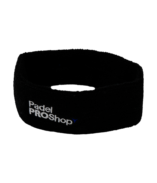 Black  PadelPROShop Cotton Headband 