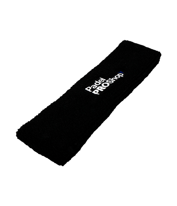 Black  PadelPROShop Cotton Headband 