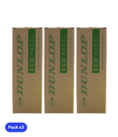 Pelotas Dunlop Eco Padel (Pack x3)