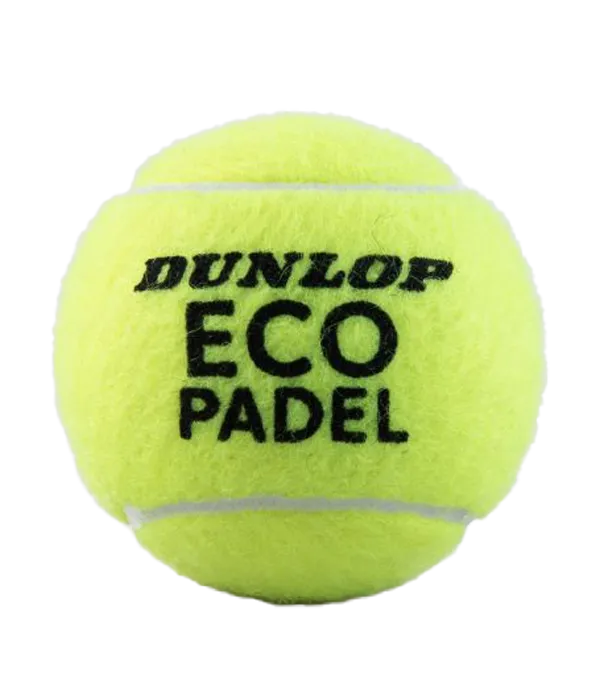 Pelotas Dunlop Eco Padel (Pack x3)