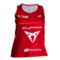 T-shirt Bullpadel Official Red Women 2026 Spanish Federation