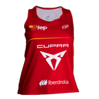 T-shirt Bullpadel Official Red Women 2026 Spanish Federation
