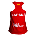 T-shirt Bullpadel Official Red Women 2026 Spanish Federation