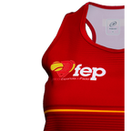 T-shirt Bullpadel Official Red Women 2026 Spanish Federation