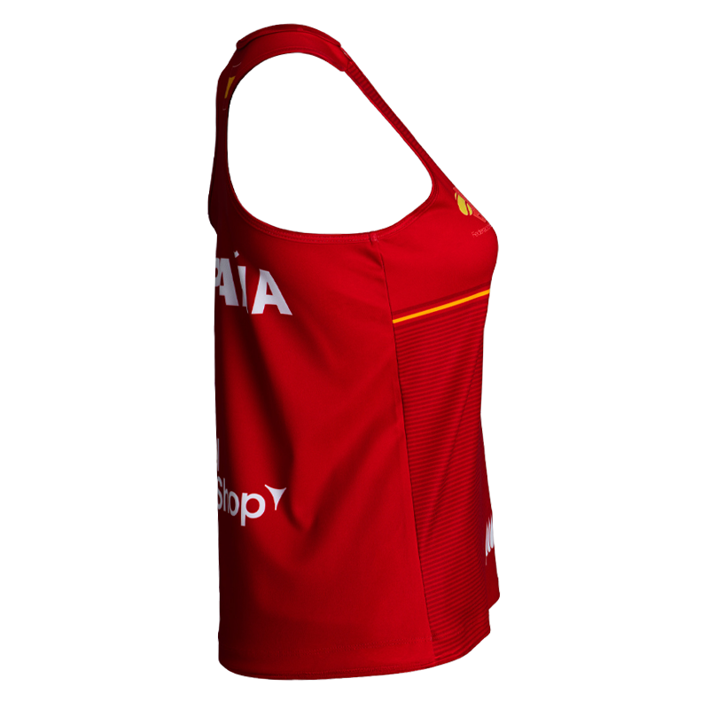T-shirt Bullpadel Official Red Women 2026 Spanish Federation
