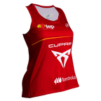 T-shirt Bullpadel Official Red Women 2026 Spanish Federation