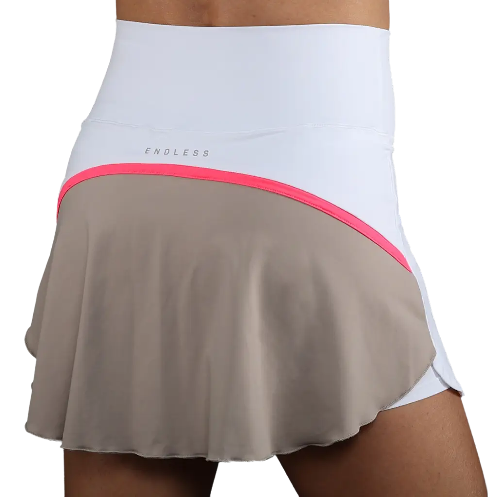 Falda Endless Bloom Blanca