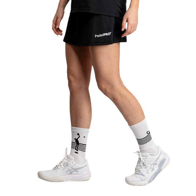 Falda Pro Basic Mujer PadelPRO Negra