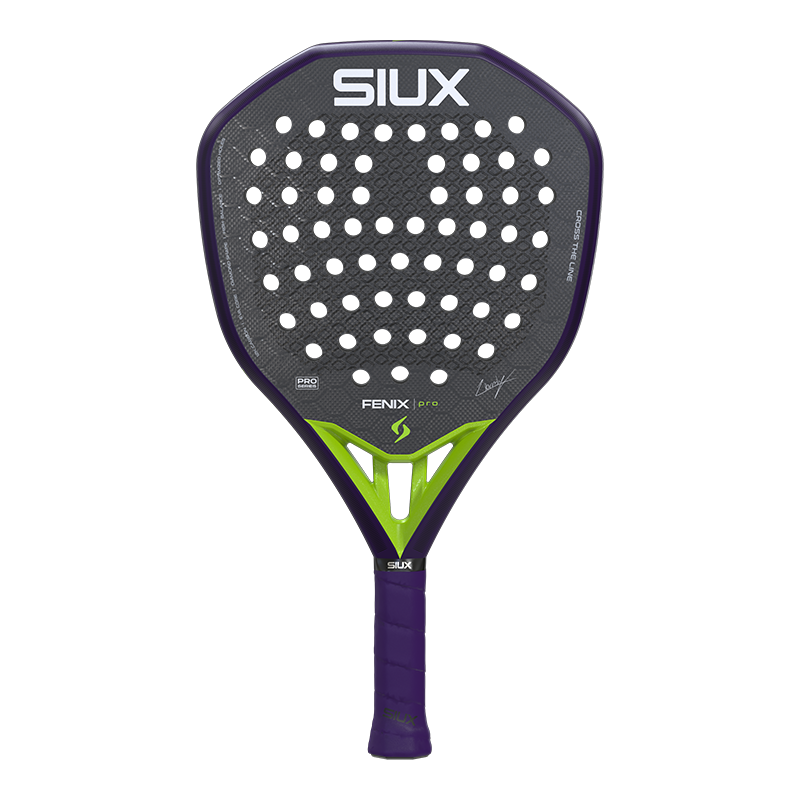 Siux Padel Racket Fenix Pro Glow Purple 2026 Leo Augsburger