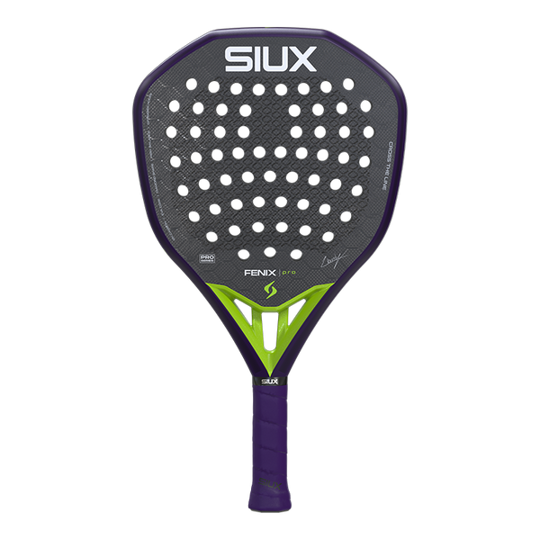 Siux Padel Racket Fenix Pro Glow Purple 2026 Leo Augsburger Siux Padel Racket Fenix Pro Glow Purple 2026 Leo Augsburger