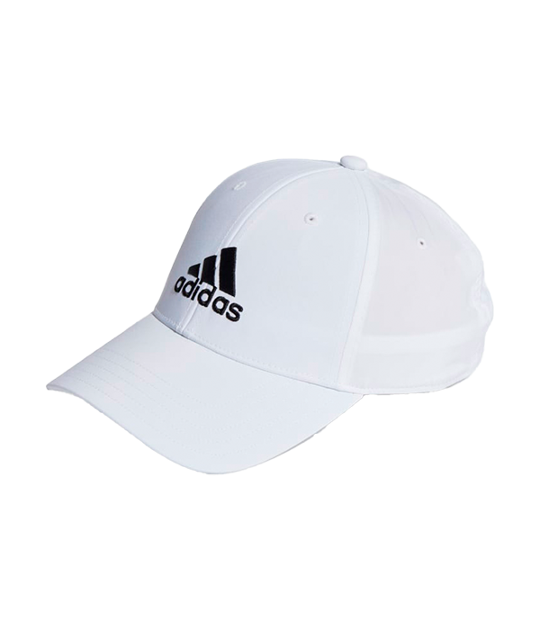 Adidas White BBALL CAP LT EMB Cap