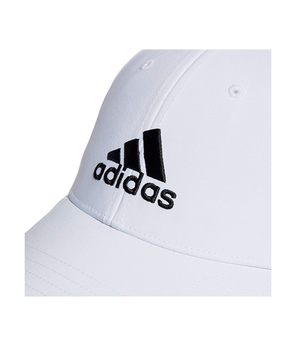 Adidas White BBALL CAP LT EMB Cap