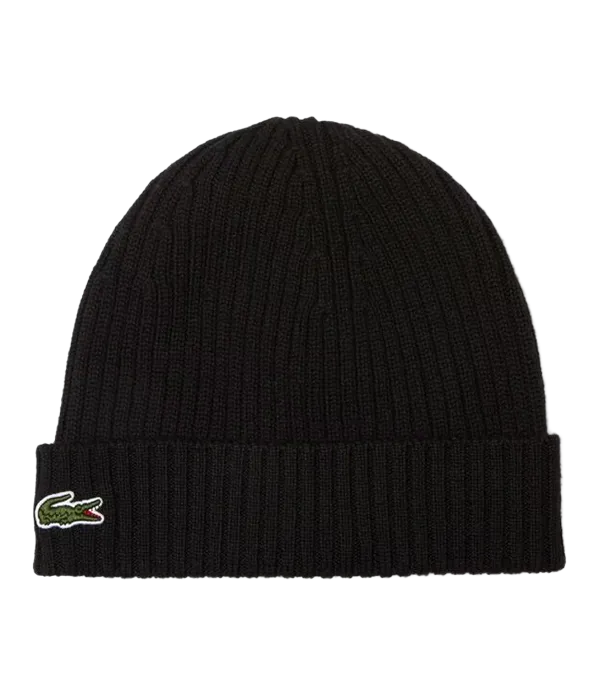 Gorro Lacoste Negro