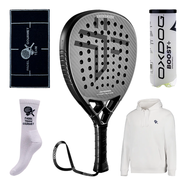 Pack Padel Team Gourmet + Racket Oxdog Hyper Tour 2.0 2025