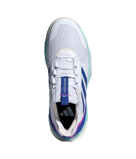 Zapatillas Adidas Crazyflight 5 Women Blanco/Azul 2024