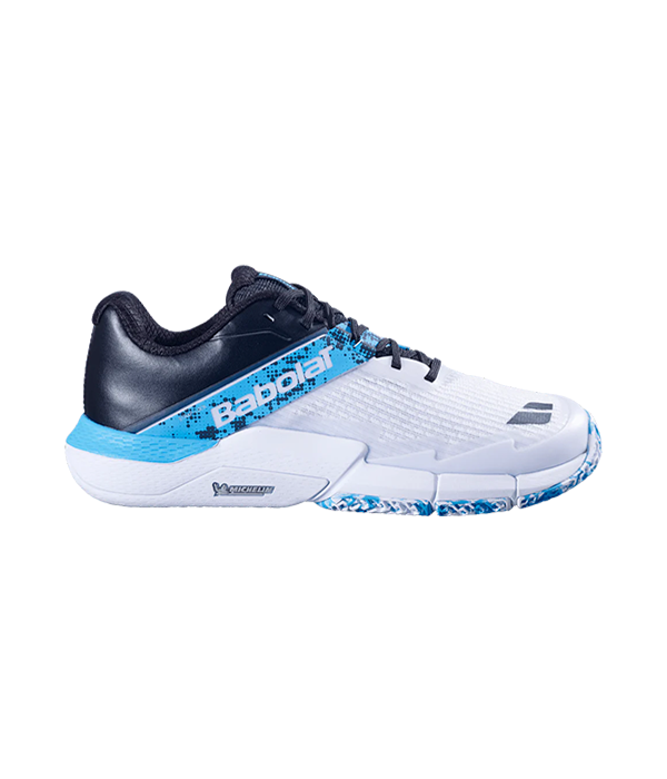 Babolat Movea 2 Weiß/Cyan Blue 2025 Schuhe