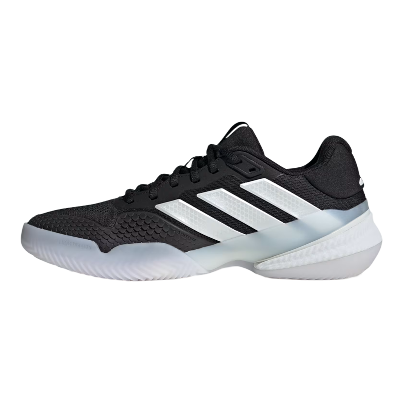 Zapatillas Adidas Barricade 14M CL Negro/Blanco 2026