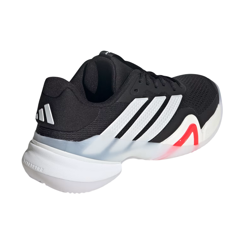 Zapatillas Adidas Barricade 14M CL Negro/Blanco 2026